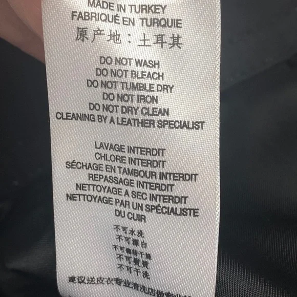 IRO Paris Ceremoni Floral Lamb leather High-rise Shorts size 38 - NWT